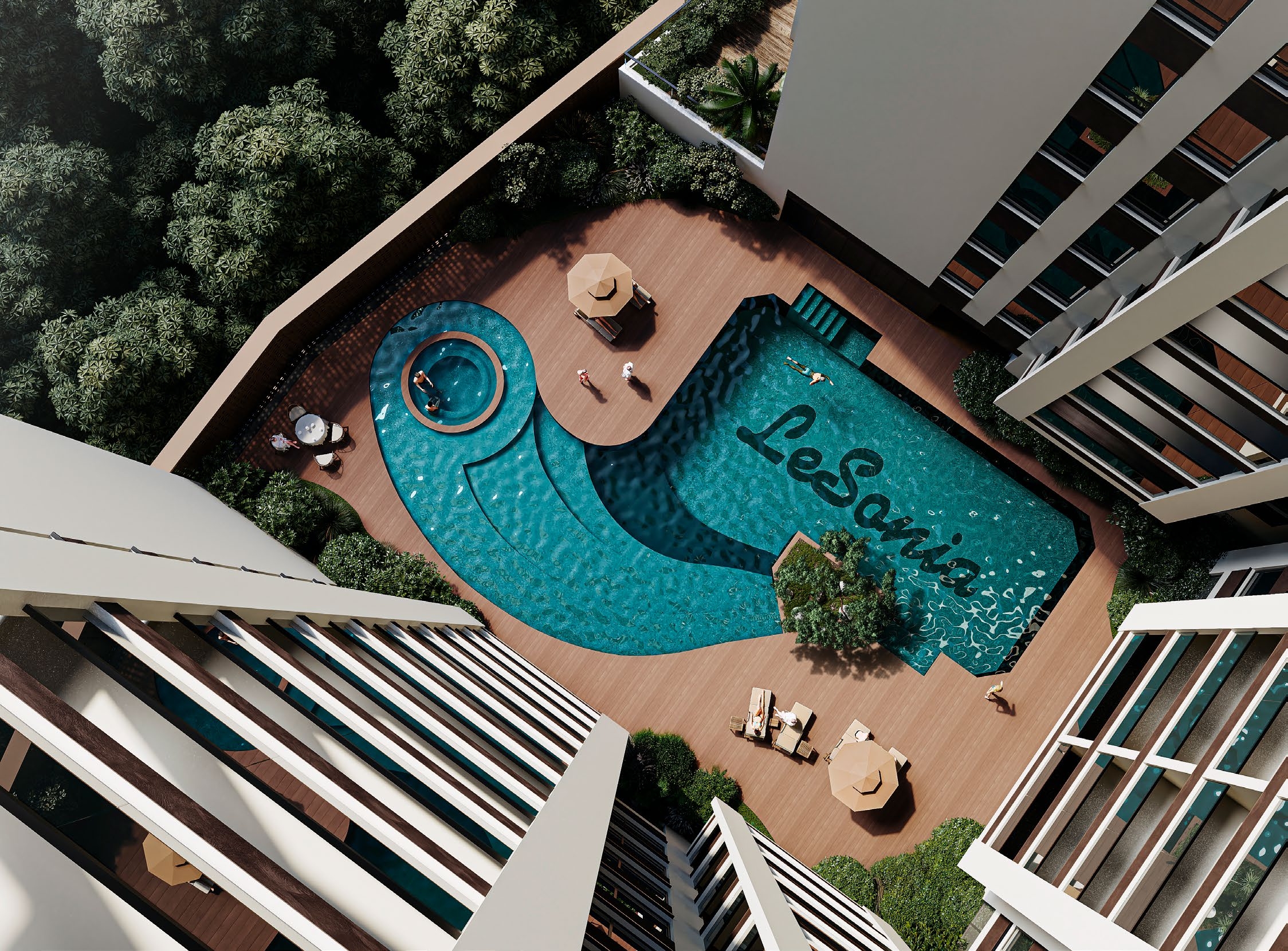 image of heated swimming pool lesonia